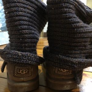Purple knit uggs